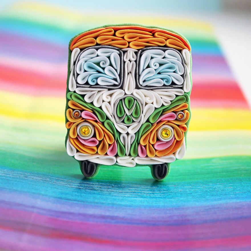 I Make Jewelry From Polymer Clay In Unusual Style I Make Jewelry From Polymer Clay In Unusual Style