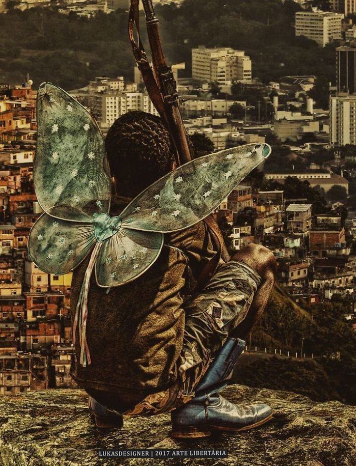 Brazilian Artist Makes Art With The Reality Of Children In The Favelas Brazilian Artist Makes Art With The Reality Of Children In The Favelas