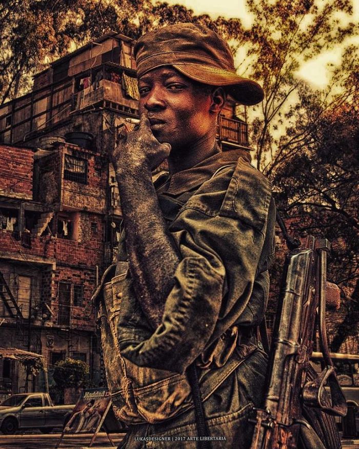 Brazilian Artist Makes Art With The Reality Of Children In The Favelas Brazilian Artist Makes Art With The Reality Of Children In The Favelas