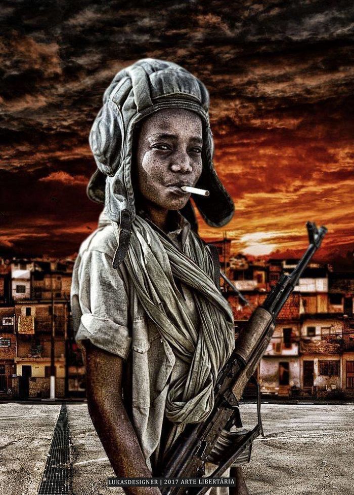 Brazilian Artist Makes Art With The Reality Of Children In The Favelas Brazilian Artist Makes Art With The Reality Of Children In The Favelas