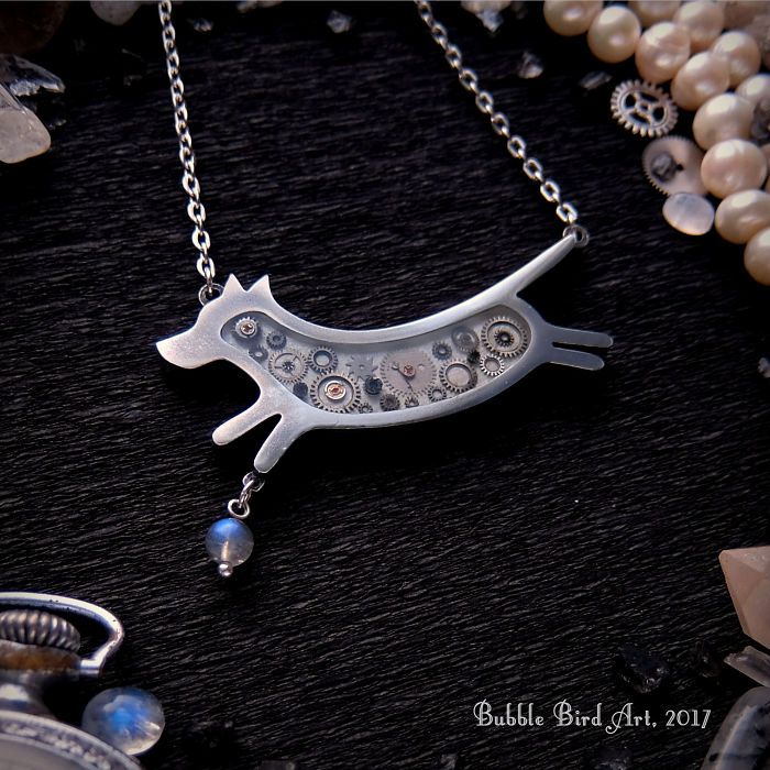 This Ukrainian Artist Creates Animal-Inspired Steampunk Jewelry