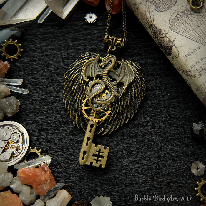 This Ukrainian Artist Creates Animal-Inspired Steampunk Jewelry