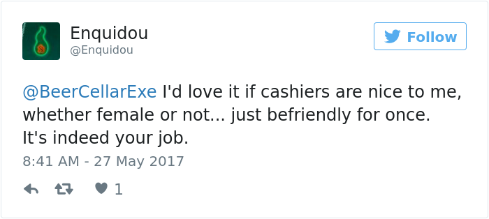 Bar Puts Up A Brilliant Sign To Stop Female Workers From Being Harassed