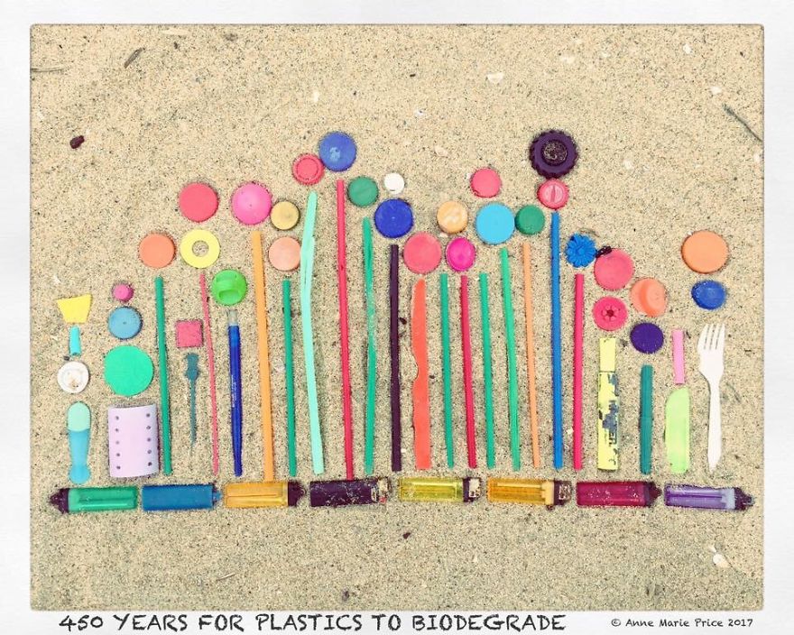 I Create Beach Mosaic Art With A Message