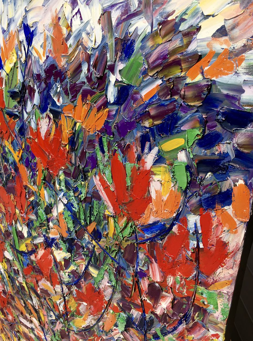 32 Tubes Of Oil Paint, 4 Months Of Drying And Here’s The Result 32 Tubes Of Oil Paint, 4 Months Of Drying And Here’s The Result