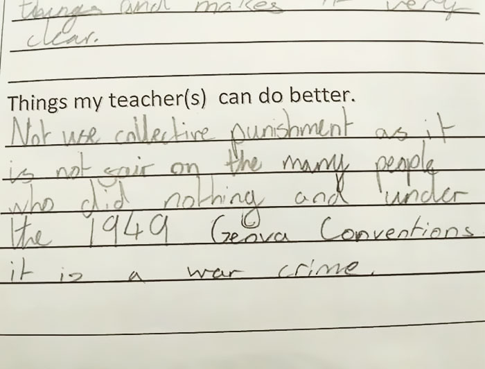 11-Year-Old Girl&#8217;s Response To Teacher’s Punishment Is Going Viral