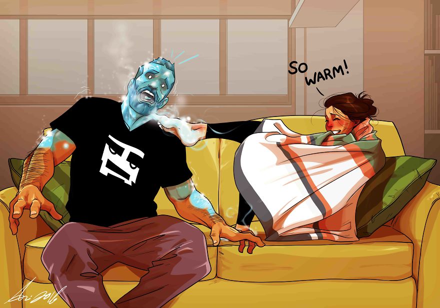 Artist Illustrates Everyday Life With His Wife In 34 Comics Artist Illustrates Everyday Life With His Wife In 34 Comics