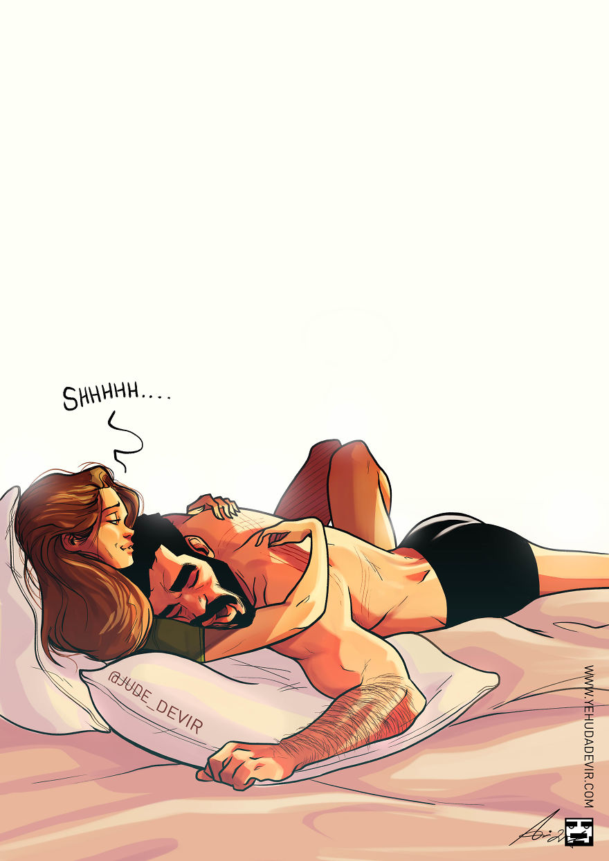 Artist Illustrates Everyday Life With His Wife In 34 Comics Artist Illustrates Everyday Life With His Wife In 34 Comics