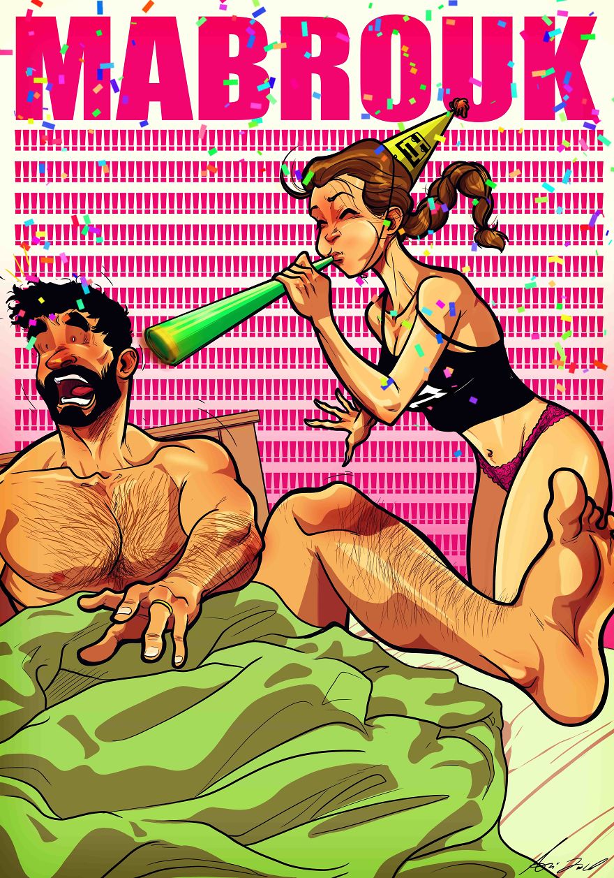 Artist Illustrates Everyday Life With His Wife In 34 Comics Artist Illustrates Everyday Life With His Wife In 34 Comics