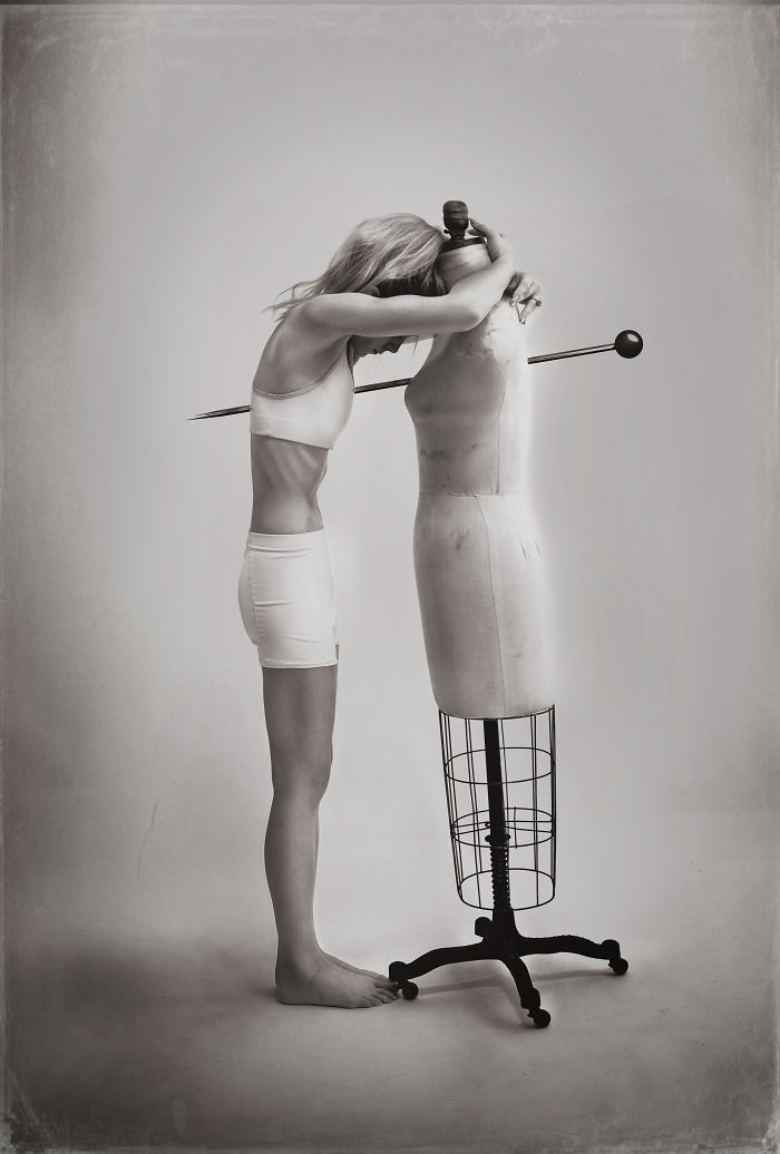 I Contracted Spinal Viral Meningitis After A Photoshoot In A Swamp, And This Art Series Capture My Battle Against It (NSFW)