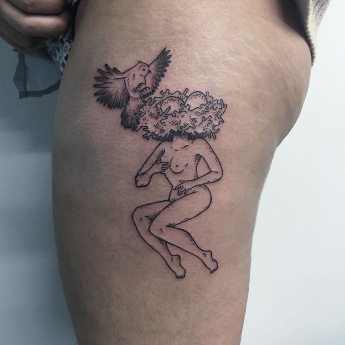 65 Strangely Beautiful Tattoos Of Headless Girls By Molly Jean 65 Strangely Beautiful Tattoos Of Headless Girls By Molly Jean