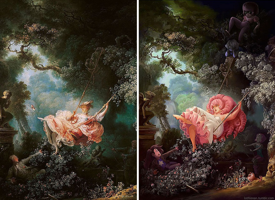 Classical Paintings Are Getting A Geeky Makeover And It’s Better Than The Original Classical Paintings Are Getting A Geeky Makeover And It’s Better Than The Original