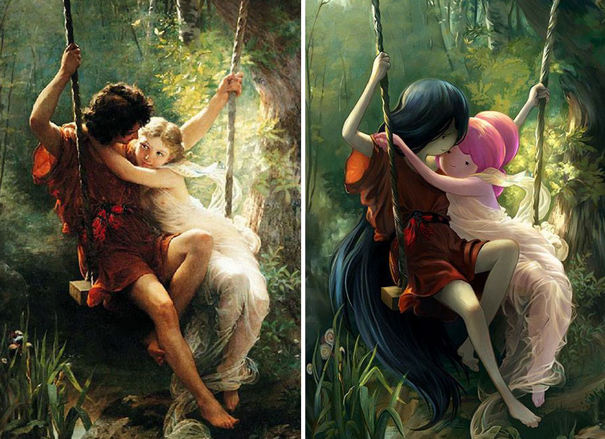 Classical Paintings Are Getting A Geeky Makeover And It’s Better Than The Original Classical Paintings Are Getting A Geeky Makeover And It’s Better Than The Original