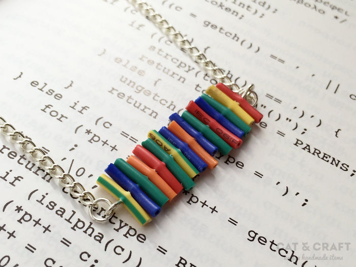 I Turn Old Electronic Devices Into Geeky Jewelry