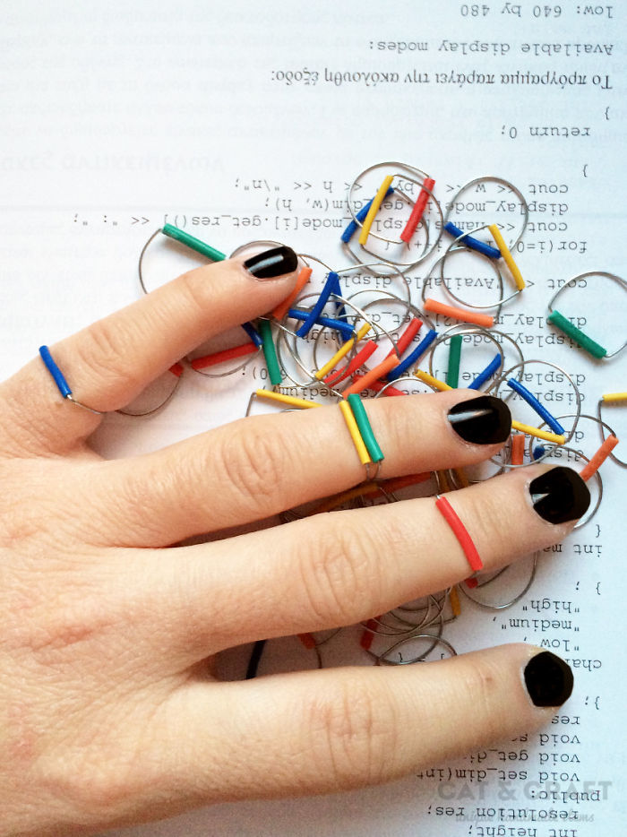 I Turn Old Electronic Devices Into Geeky Jewelry