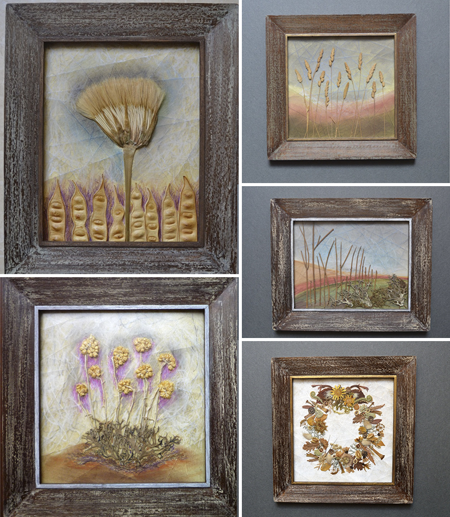 I Use Dried Pressed Plants And Paint To Create Original Artworks I Use Dried Pressed Plants And Paint To Create Original Artworks