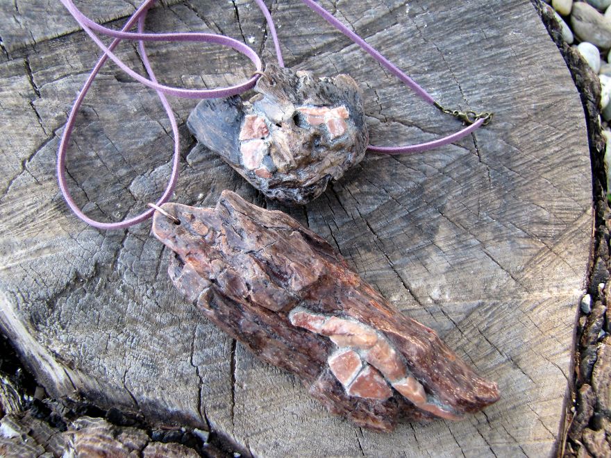 I Make Unique Statement Jewelry Using Driftwood, Stones And Crystals I Make Unique Statement Jewelry Using Driftwood, Stones And Crystals