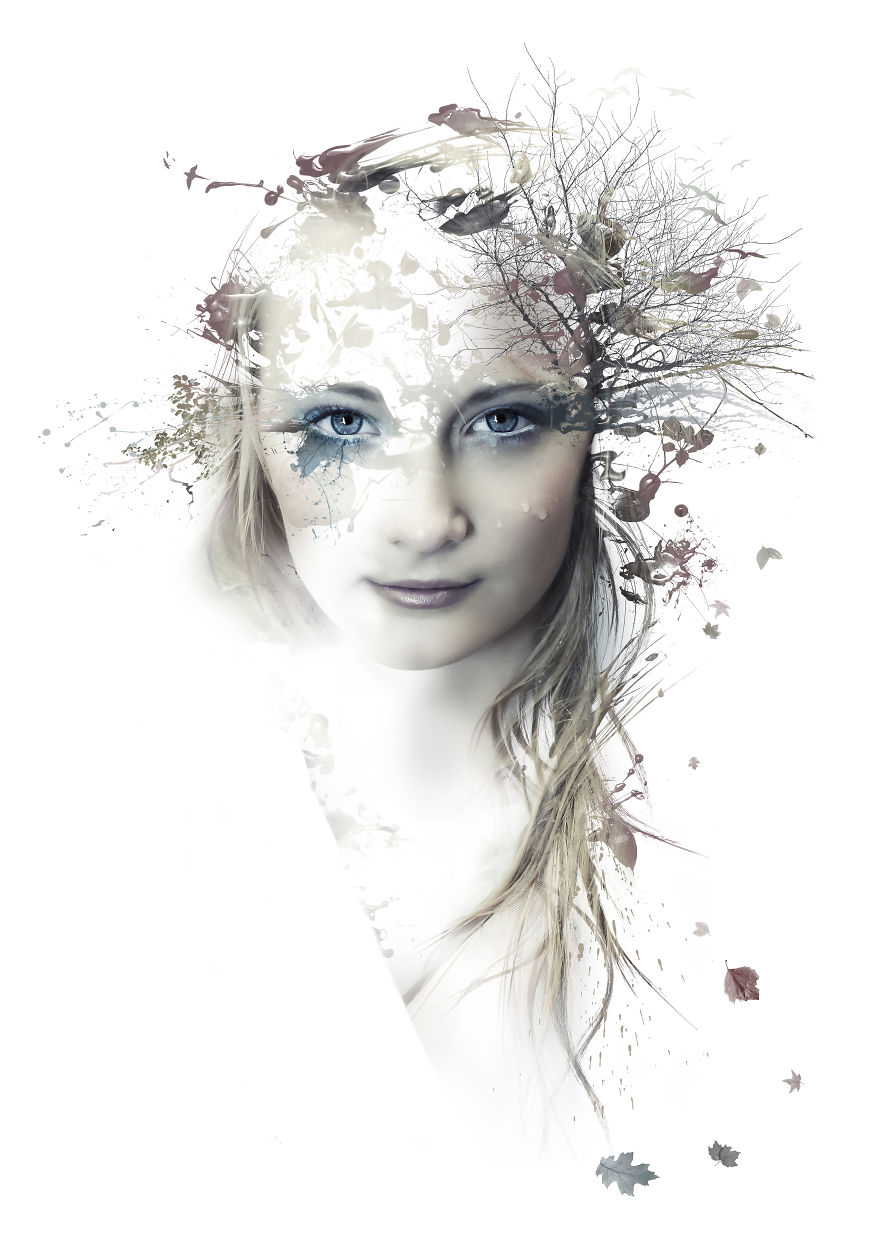 Photographer And Digital Artist Uses Photoshop To Create Fantasy Portraits Of Women She Meets, Capturing Their Personalities