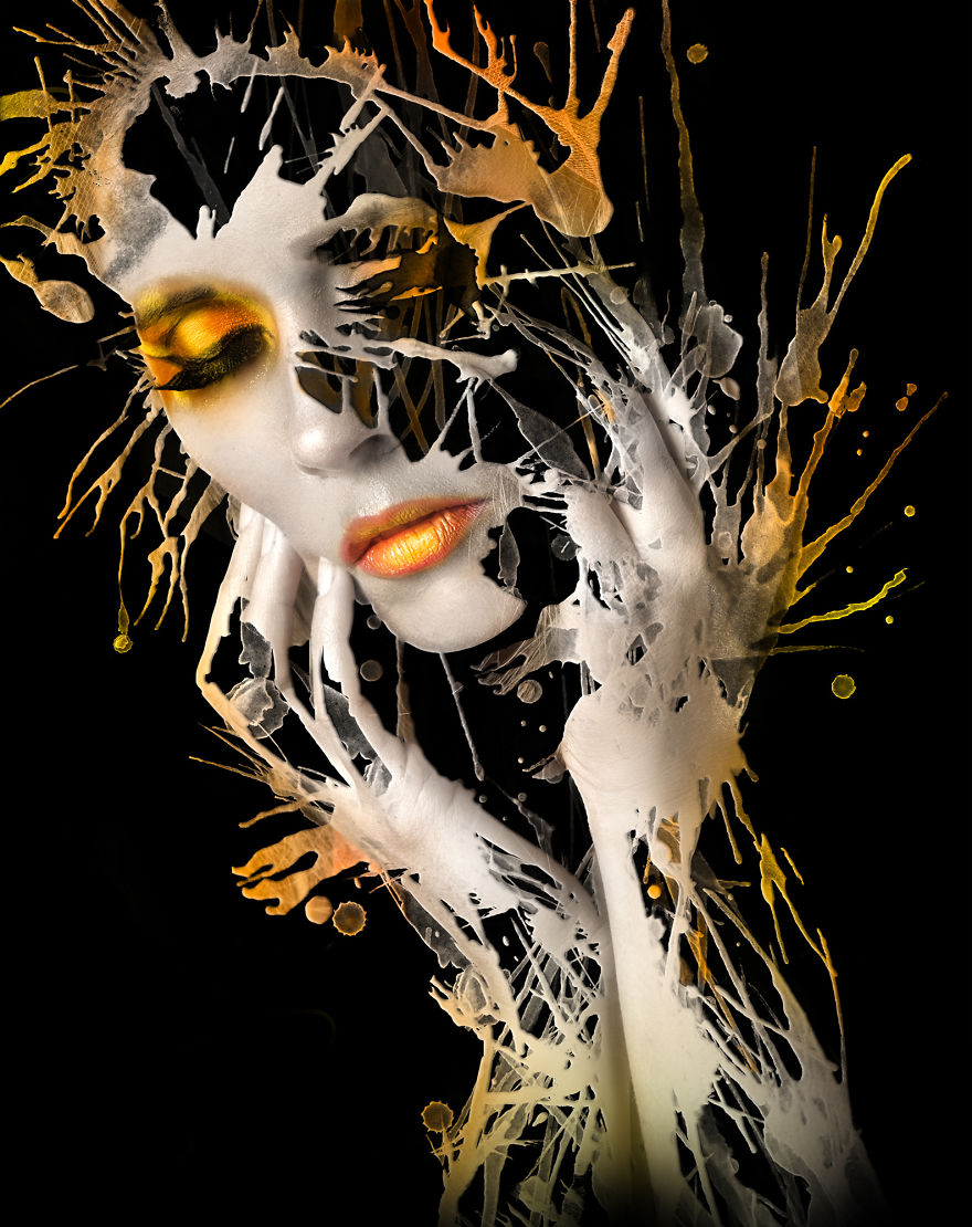 Photographer And Digital Artist Uses Photoshop To Create Fantasy Portraits Of Women She Meets, Capturing Their Personalities