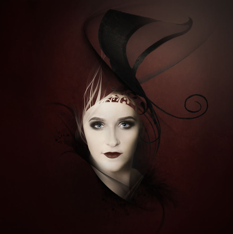 Photographer And Digital Artist Uses Photoshop To Create Fantasy Portraits Of Women She Meets, Capturing Their Personalities