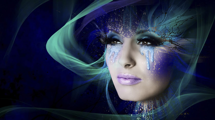 Photographer And Digital Artist Uses Photoshop To Create Fantasy Portraits Of Women She Meets, Capturing Their Personalities