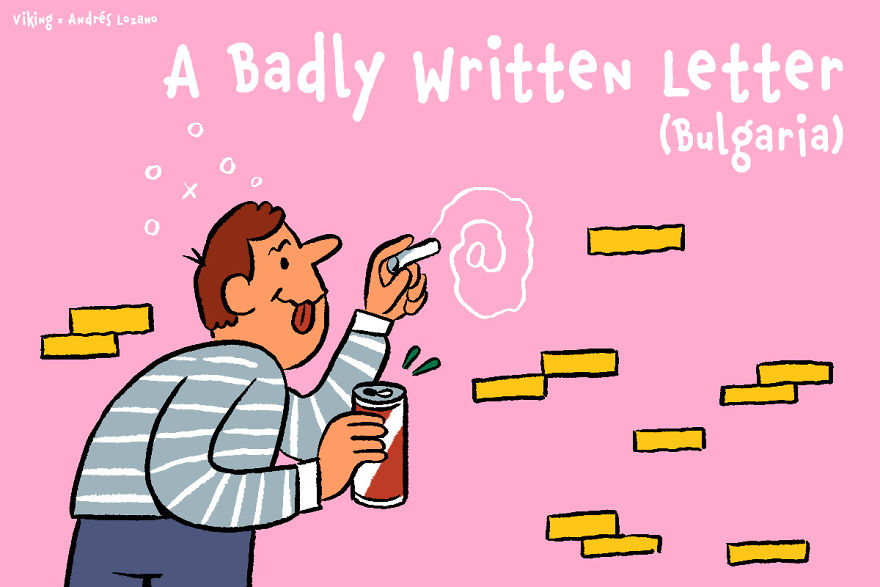 Cute Names For The @ Sign From Around The World By Andres Lozano