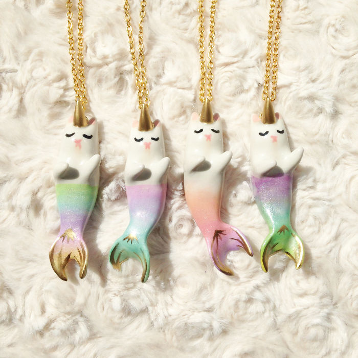 Purrmaid Necklaces By Girl And Her Cat Purrmaid Necklaces By Girl And Her Cat