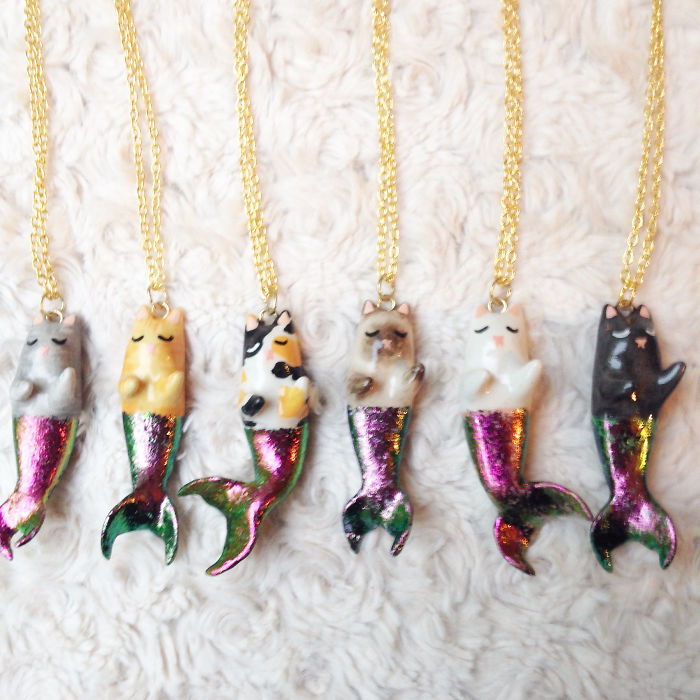 Purrmaid Necklaces By Girl And Her Cat Purrmaid Necklaces By Girl And Her Cat