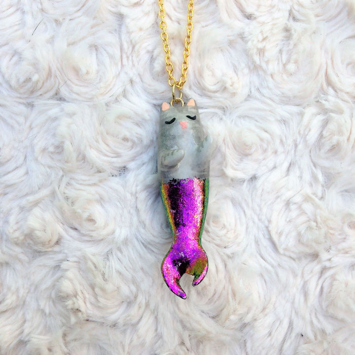 Purrmaid Necklaces By Girl And Her Cat Purrmaid Necklaces By Girl And Her Cat