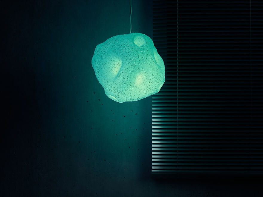 Swiss Designers Created A Series Of Pollen Lamps Inspired By The Beauty Of Pollen Grains As Seen Under A Microscope