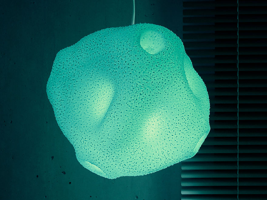 Swiss Designers Created A Series Of Pollen Lamps Inspired By The Beauty Of Pollen Grains As Seen Under A Microscope