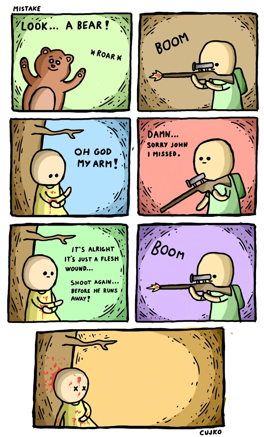 I Started Creating Dark Comics A Few Months Ago And Here Are The Results I Started Creating Dark Comics A Few Months Ago And Here Are The Results