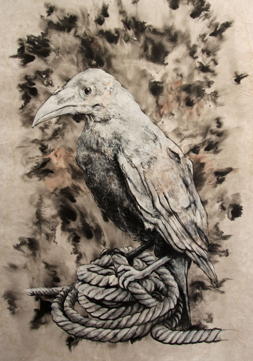 Playing Around With Ink On Chinese Paper Playing Around With Ink On Chinese Paper