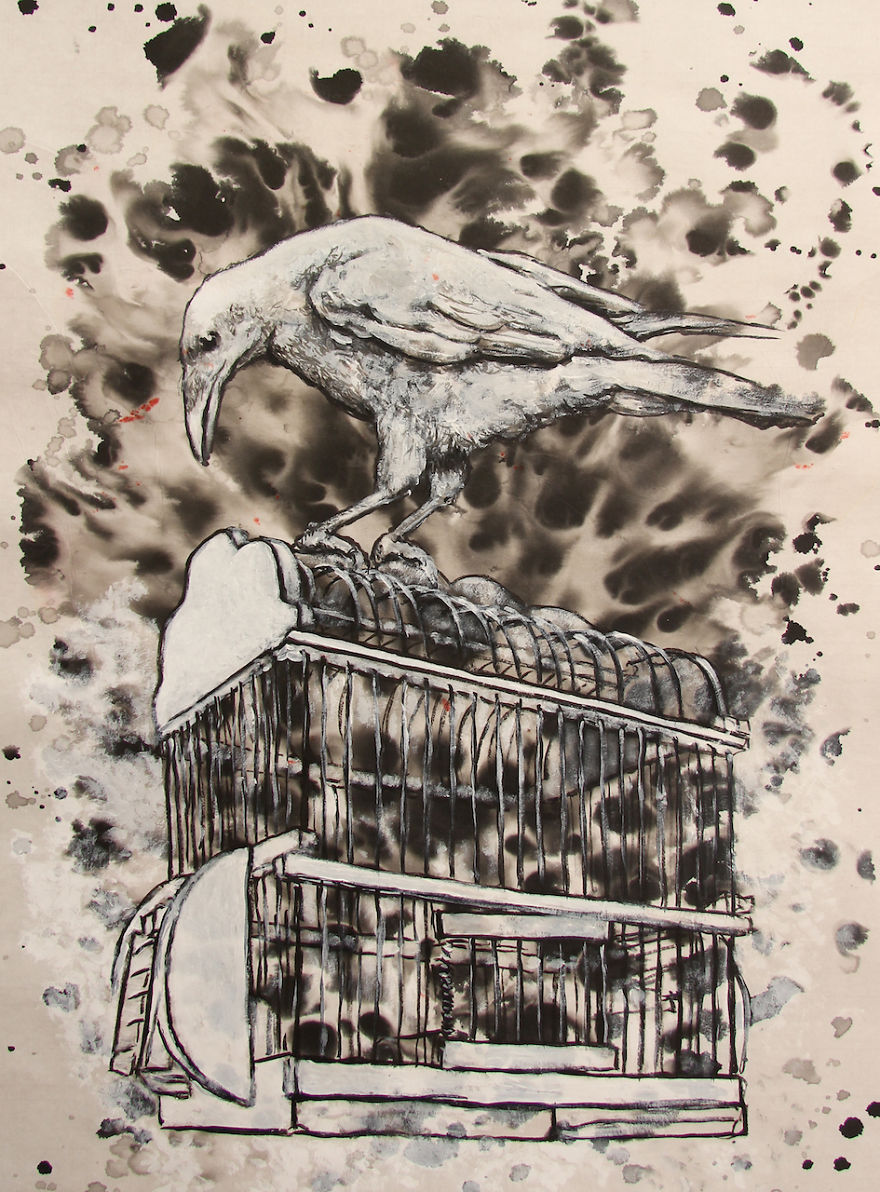 Playing Around With Ink On Chinese Paper Playing Around With Ink On Chinese Paper