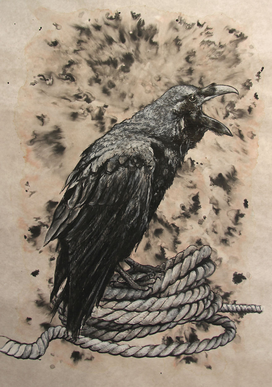 Playing Around With Ink On Chinese Paper Playing Around With Ink On Chinese Paper