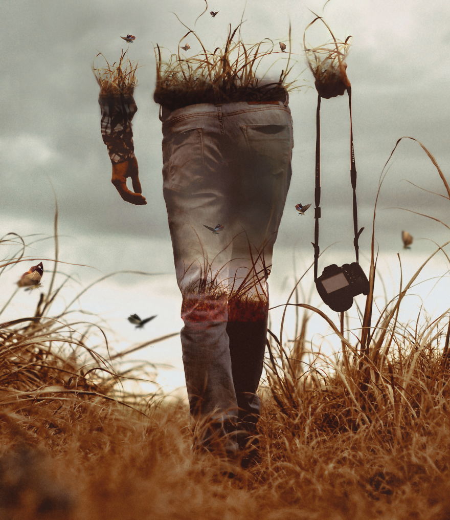 I Mix Different Pictures To Create These Double Exposure Images