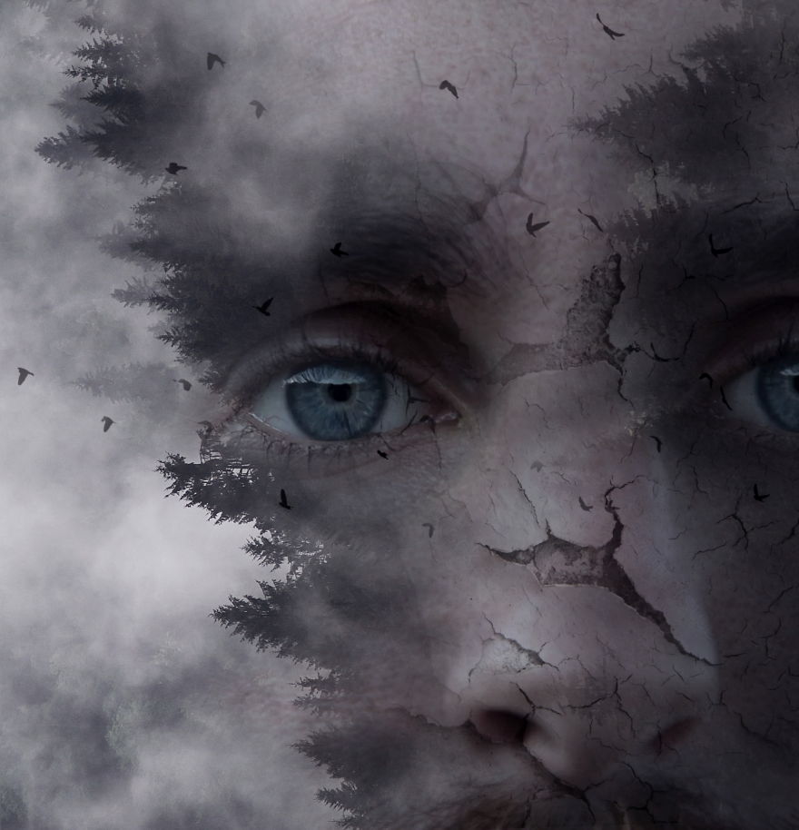 I Mix Different Pictures To Create These Double Exposure Images