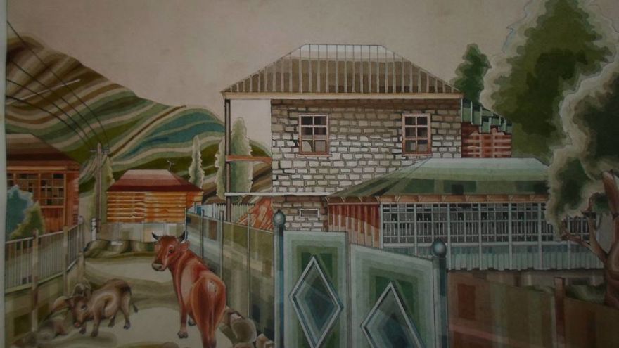 Georgian Artist Creates Intricate Paintings Inspired By His Birthplace Georgian Artist Creates Intricate Paintings Inspired By His Birthplace