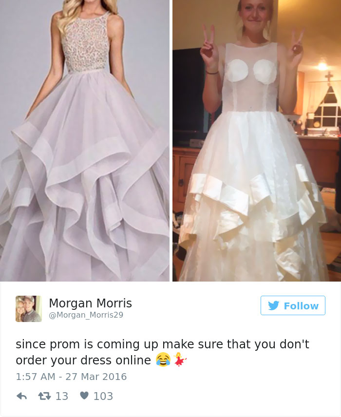 Teens Are Sharing Prom Dresses They Regret Buying Online And It’s Hilarious Teens Are Sharing Prom Dresses They Regret Buying Online And It’s Hilarious