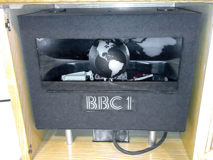 When TV Logos Were Actual Physical Objects When TV Logos Were Actual Physical Objects