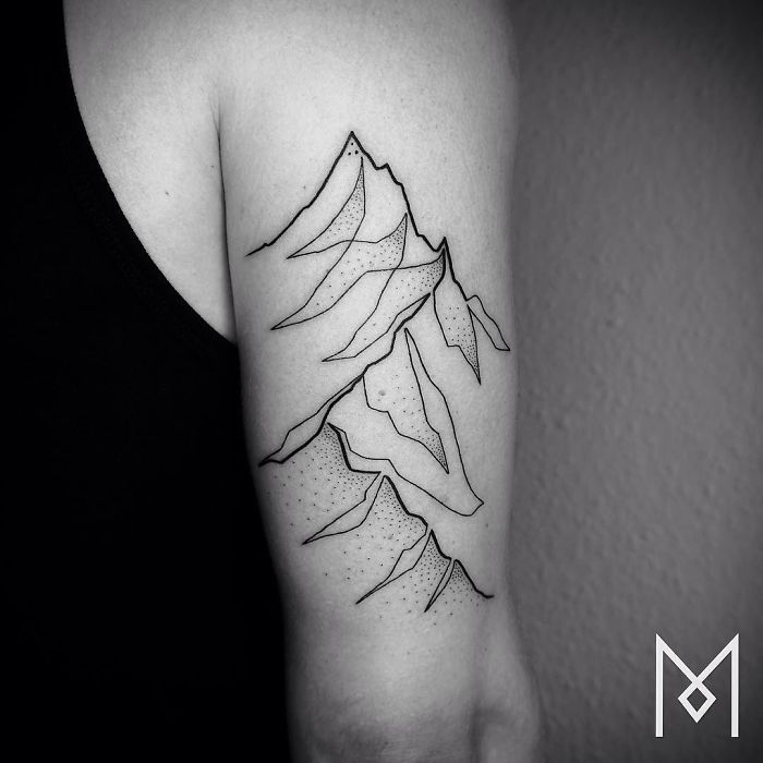 100 Incredible Tattoos Created Using A Single Continuous Line By Mo Ganji