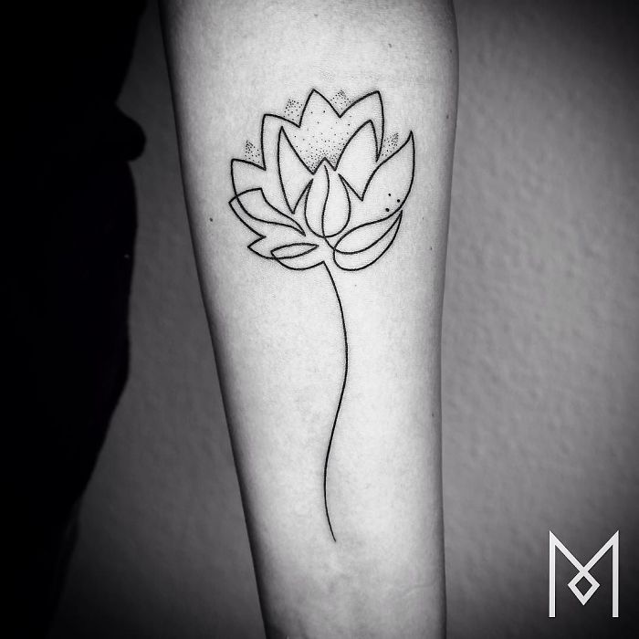100 Incredible Tattoos Created Using A Single Continuous Line By Mo Ganji
