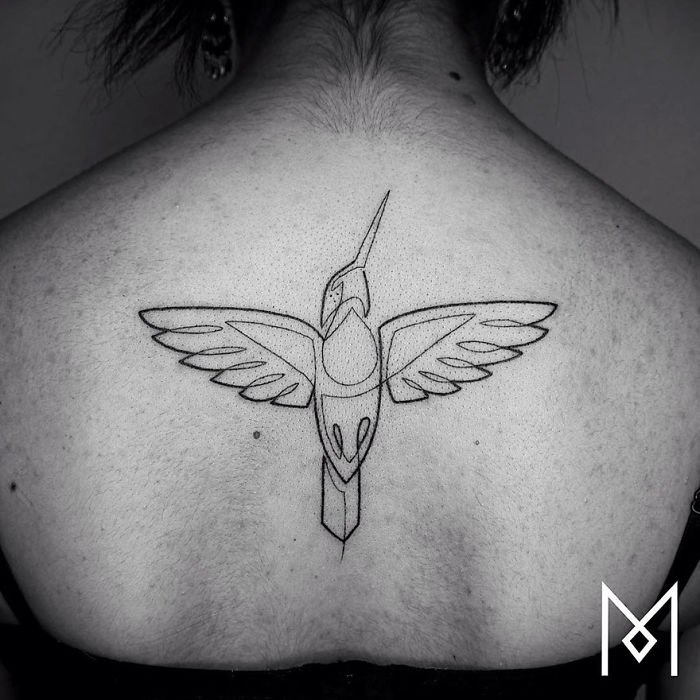 100 Incredible Tattoos Created Using A Single Continuous Line By Mo Ganji
