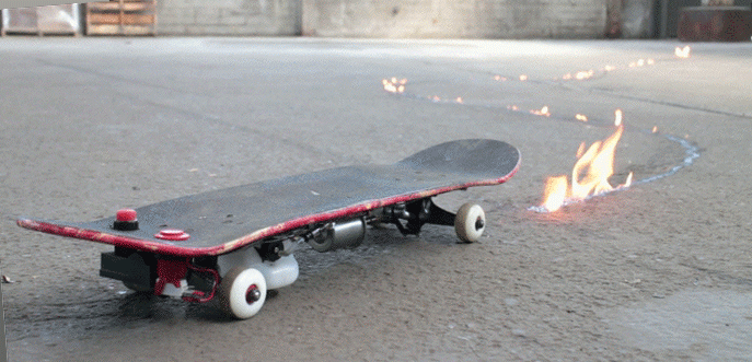 I Made A Flamethrower Skateboard And You Can Make One As Well I Made A Flamethrower Skateboard And You Can Make One As Well