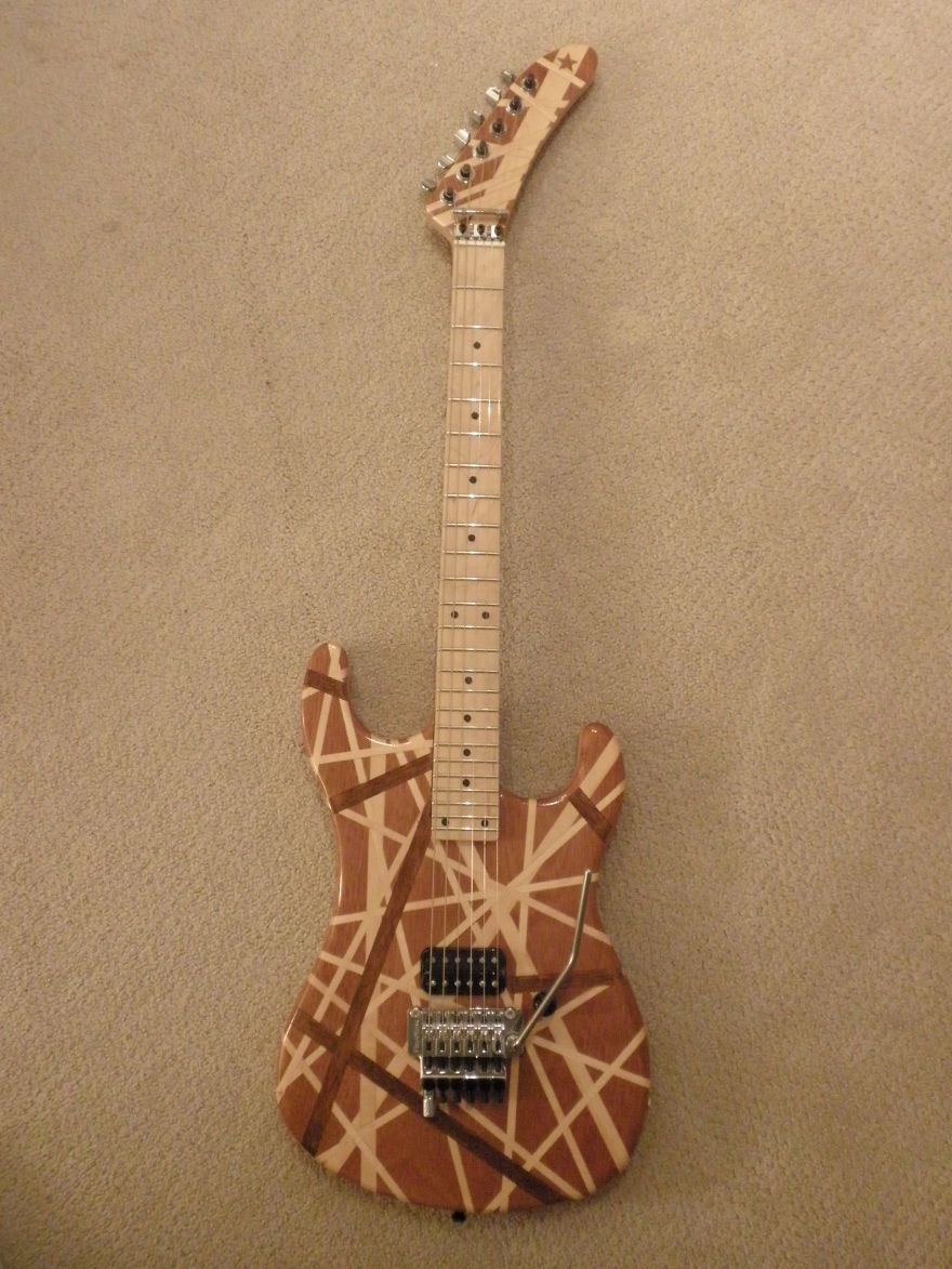 I Will Never Be Able To Own Eddie Van Halen’s Iconic “5150” So I Made My Own. Unlike Other Reproductions, It’s Nothing But Laminated Hardwood And No Paint! I Will Never Be Able To Own Eddie Van Halen’s Iconic “5150” So I Made My Own. Unlike Other Reproductions, It’s Nothing But Laminated Hardwood And No Paint!