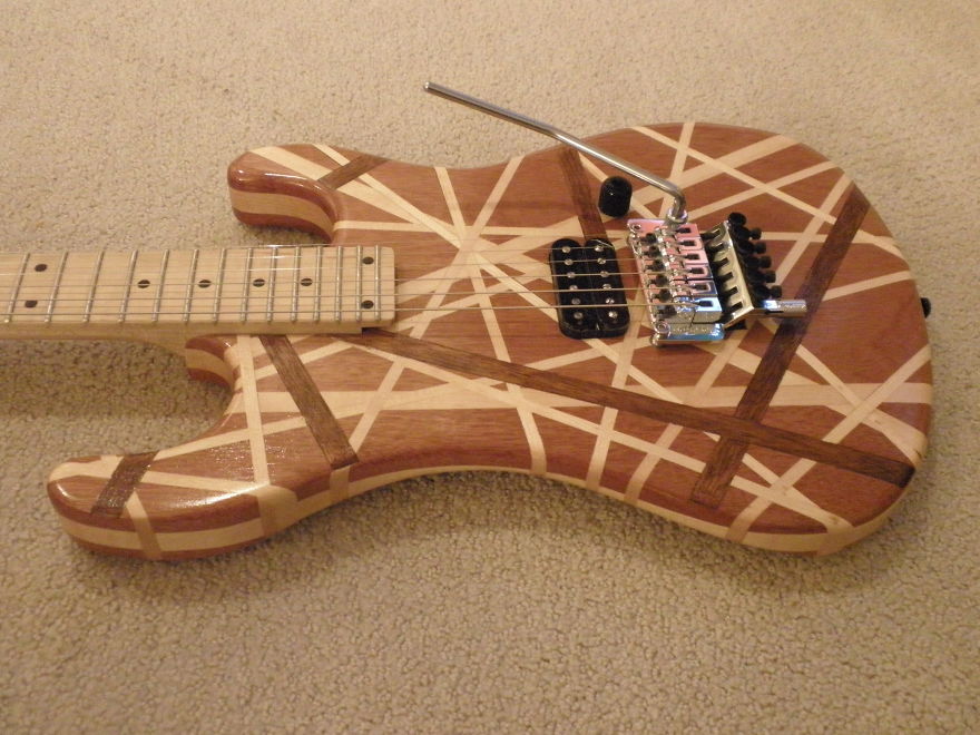 I Will Never Be Able To Own Eddie Van Halen’s Iconic “5150” So I Made My Own. Unlike Other Reproductions, It’s Nothing But Laminated Hardwood And No Paint! I Will Never Be Able To Own Eddie Van Halen’s Iconic “5150” So I Made My Own. Unlike Other Reproductions, It’s Nothing But Laminated Hardwood And No Paint!