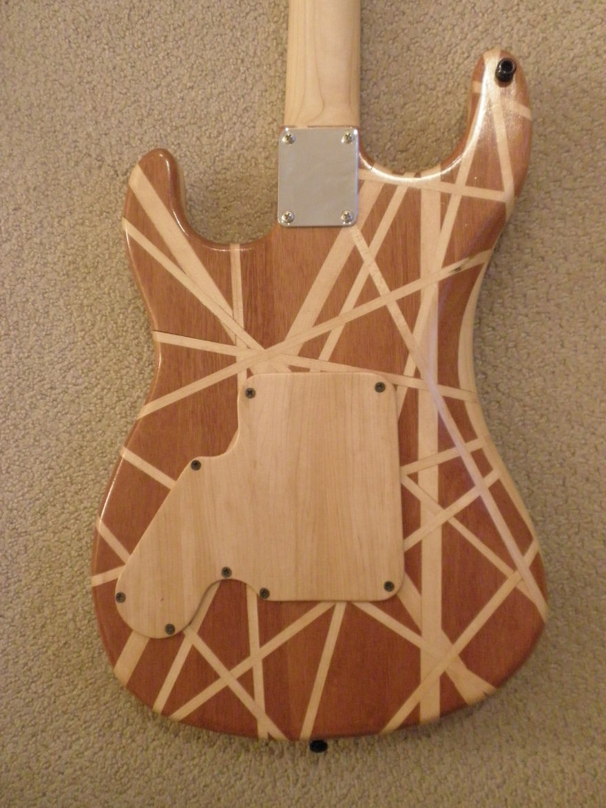 I Will Never Be Able To Own Eddie Van Halen’s Iconic “5150” So I Made My Own. Unlike Other Reproductions, It’s Nothing But Laminated Hardwood And No Paint! I Will Never Be Able To Own Eddie Van Halen’s Iconic “5150” So I Made My Own. Unlike Other Reproductions, It’s Nothing But Laminated Hardwood And No Paint!