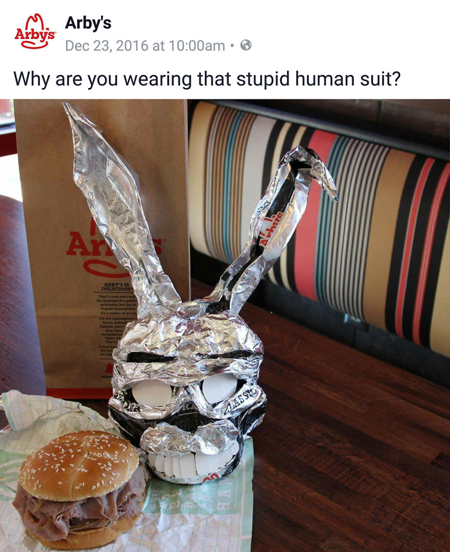 Arby’s Facebook Status Updates Are Taking Internet By Storm, And They Might Be Better Than Wendy’s Arby’s Facebook Status Updates Are Taking Internet By Storm, And They Might Be Better Than Wendy’s