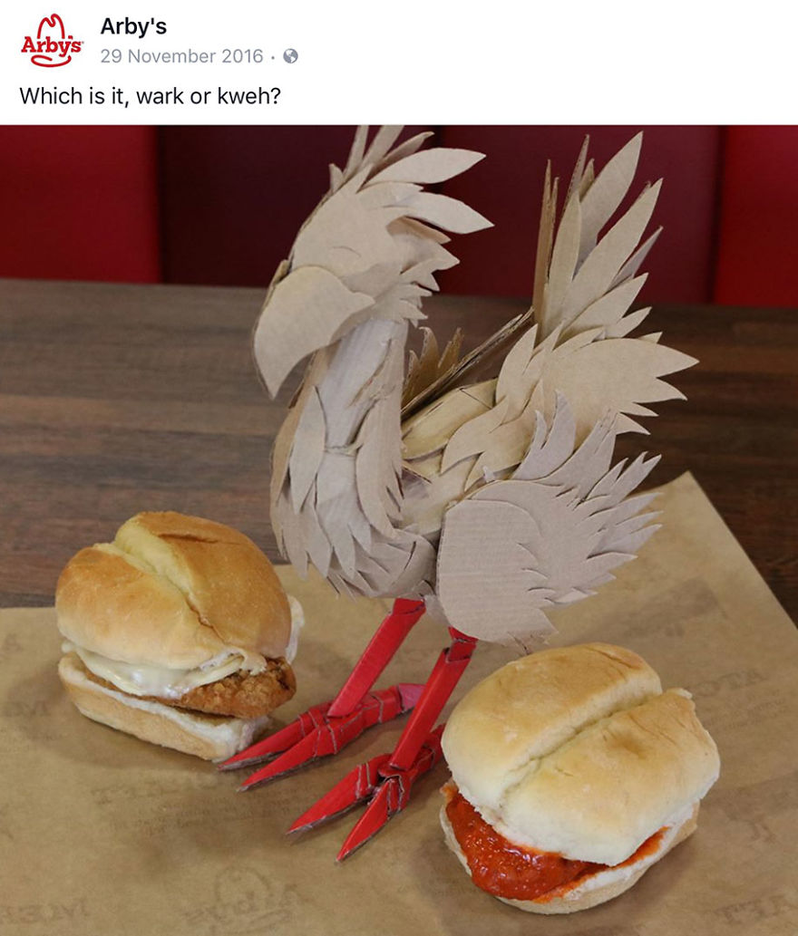Arby’s Facebook Status Updates Are Taking Internet By Storm, And They Might Be Better Than Wendy’s Arby’s Facebook Status Updates Are Taking Internet By Storm, And They Might Be Better Than Wendy’s