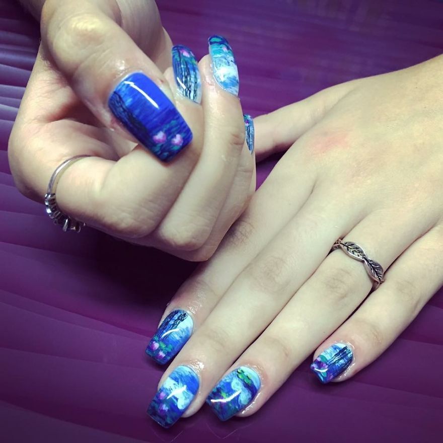 I Create Timeless Artwork On Nails